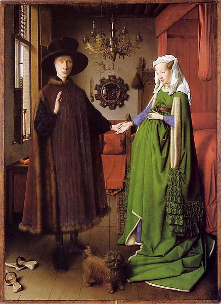 THE ARNOLFINI MARRIAGE by Jan Van Eyck