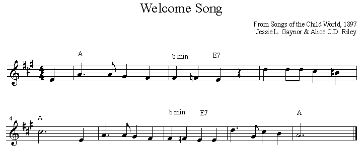 Welcome Song 
