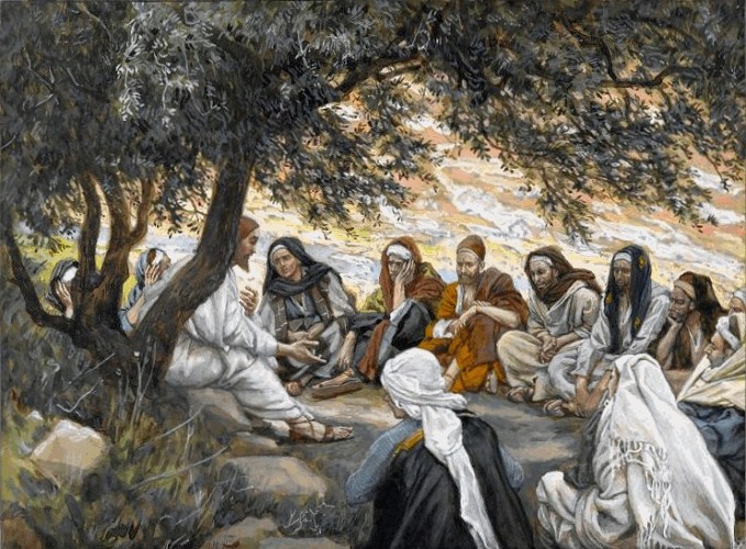 James Joseph Jacques Tissot (1836–1902)  The Exhortation to the Apostles