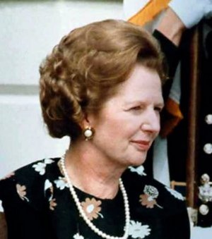 Margaret Thatcher<BR>